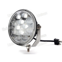 Faro LED redondo de haz alto y bajo de 12 V / 24 V 36 vatios